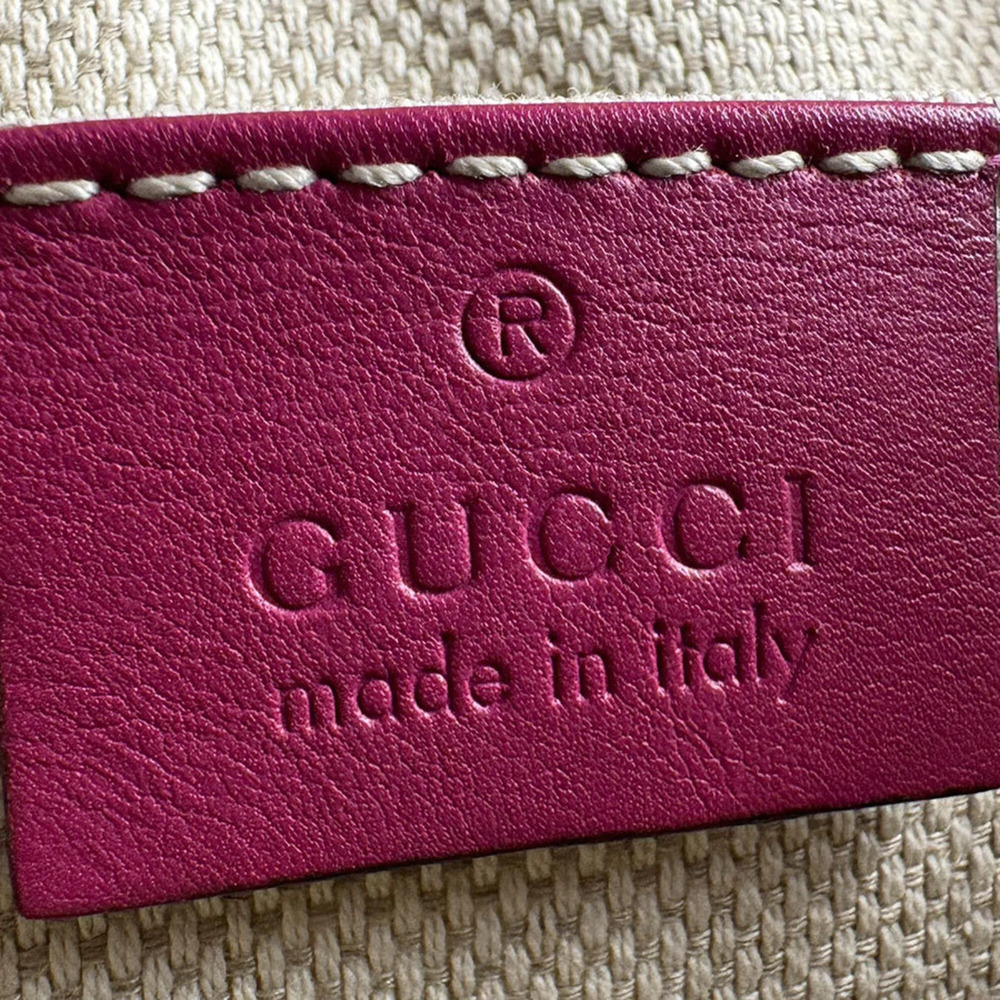 GUCCI Pink Leather Shoulder Bag - Picture 13 of 14